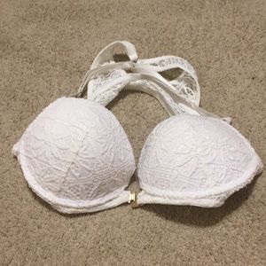 White lacy bra size 36B